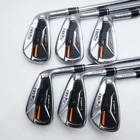 Used Honma TW747 P Iron Set / 5 - PW / Regular Flex