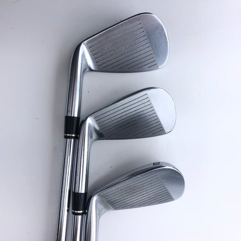 Used Honma TW747 V Iron Set / 5 - PW / Dynamic Gold AMT White Regular Flex