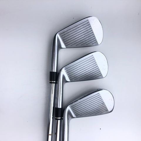 Used Honma TW747 V Iron Set / 5 - PW / Dynamic Gold AMT White Regular Flex