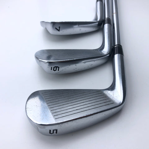 Used Honma TW747 V Iron Set / 5 - PW / Dynamic Gold AMT White Regular Flex