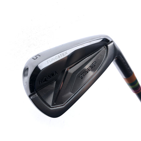 Used Honma TW757 P 5 Iron / 21.5 Degrees / Stiff Flex