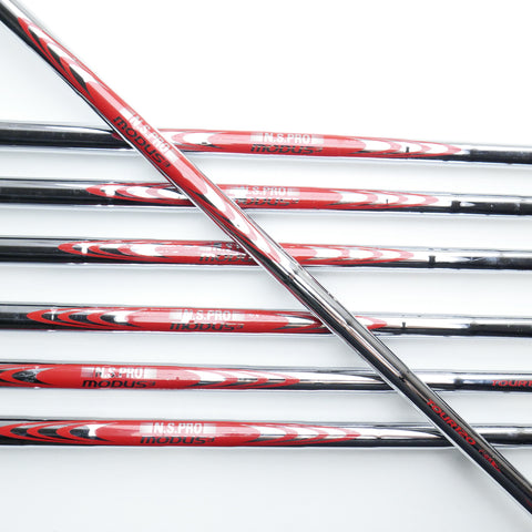 Used Itobori MTG Golf Straight Flush Cavity Iron Set / 4 - SW + GW + LW / Stiff