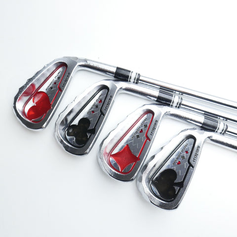 Used Itobori MTG Golf Straight Flush Cavity Iron Set / 4 - SW + GW + LW / Stiff