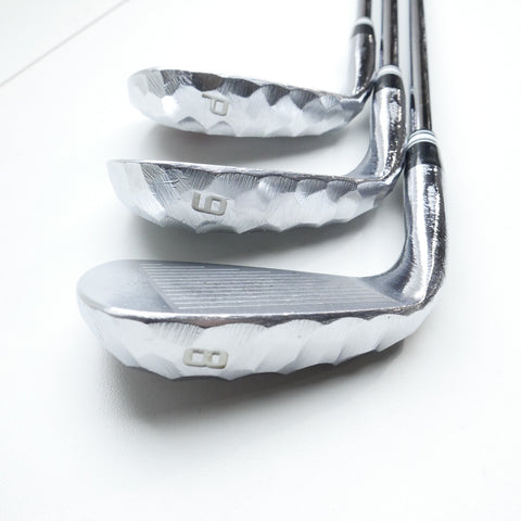 Used Itobori MTG Golf Straight Flush Cavity Iron Set / 4 - SW + GW + LW / Stiff