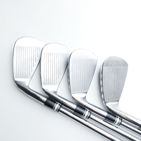 Used Itobori MTG Golf Straight Flush Cavity Iron Set / 4 - SW + GW + LW / Stiff