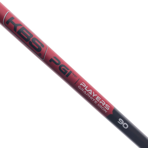 Used KBS PGI 90 S+ Rescue / Utility Shaft / Stiff + Flex / PING Gen 3 Adapter