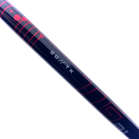 Used KBS TG Black 50 TX Driver Shaft / TX Flex / PING Gen 4 Adapter