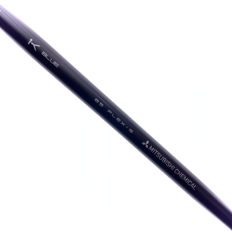 Used Mitsubishi 1K Blue 65 S Fairway Shaft / Stiff Flex/Titleist Gen2 Fw Adapter