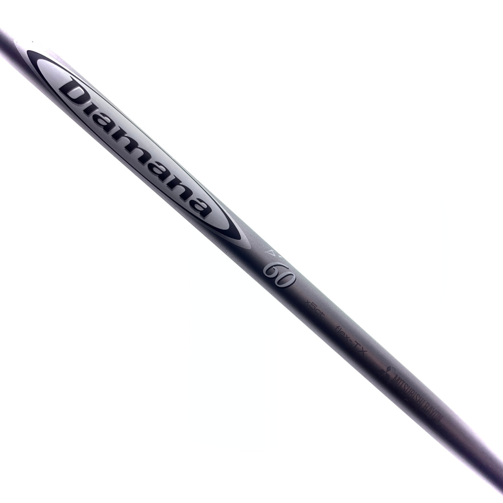 Used Mitsubishi Diamana D+ 60 TX Driver Shaft / TX Flex / TaylorMade Gen 2 Adapt