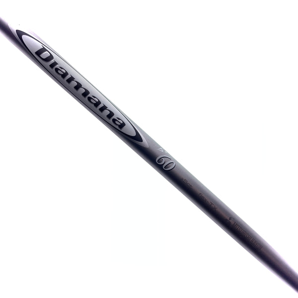 Used Mitsubishi Diamana D+ 60 TX Driver Shaft / TX Flex / TaylorMade Gen 2 Adapt
