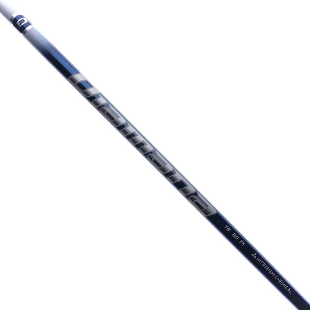 Used Mitsubishi Diamana TB 60 Driver Shaft / TX Flex / TaylorMade Gen 2 Adapter