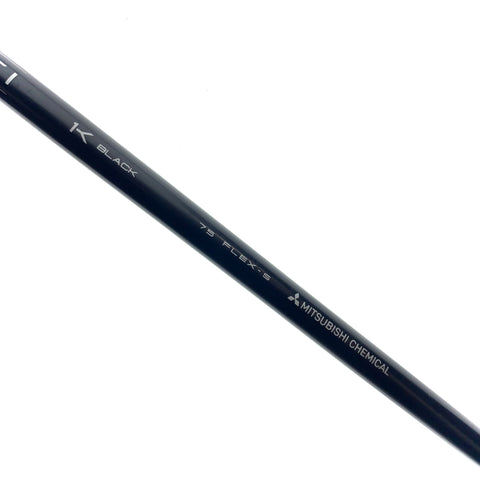 Used Mitsubishi Tensei 1K Black 75 S Driver Shaft / Stiff Flex / Titleist Adapt