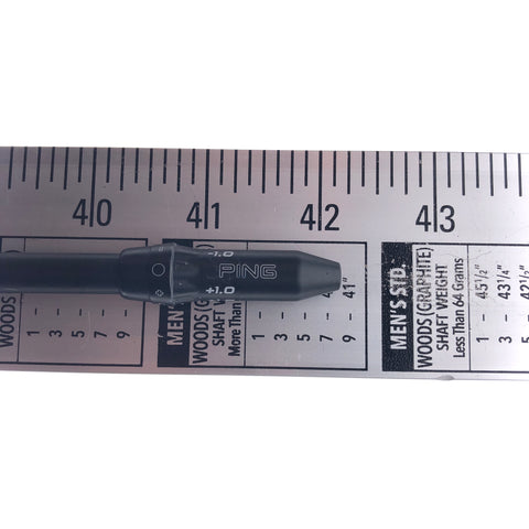 Used Mitsubishi Tensei 1K Black 75 S Fairway Shaft / X-Stiff / PING Gen4 Adapter