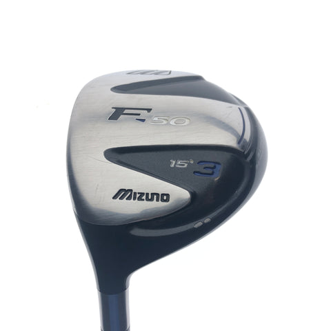 Used Mizuno F-50 3 Fairway Wood / 15 Degrees / Stiff Flex / Left-Handed