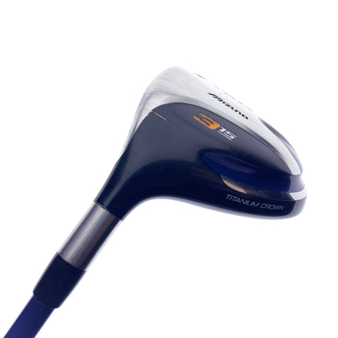 Used Mizuno F-60 3 Fairway Wood / 15 Degrees / Left-Handed / Stiff Flex