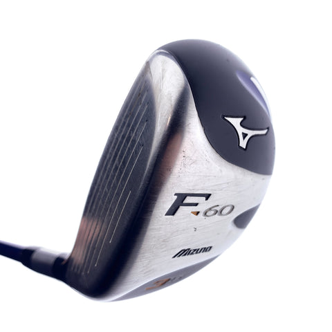 Used Mizuno F-60 3 Fairway Wood / 15 Degrees / Left-Handed / Stiff Flex