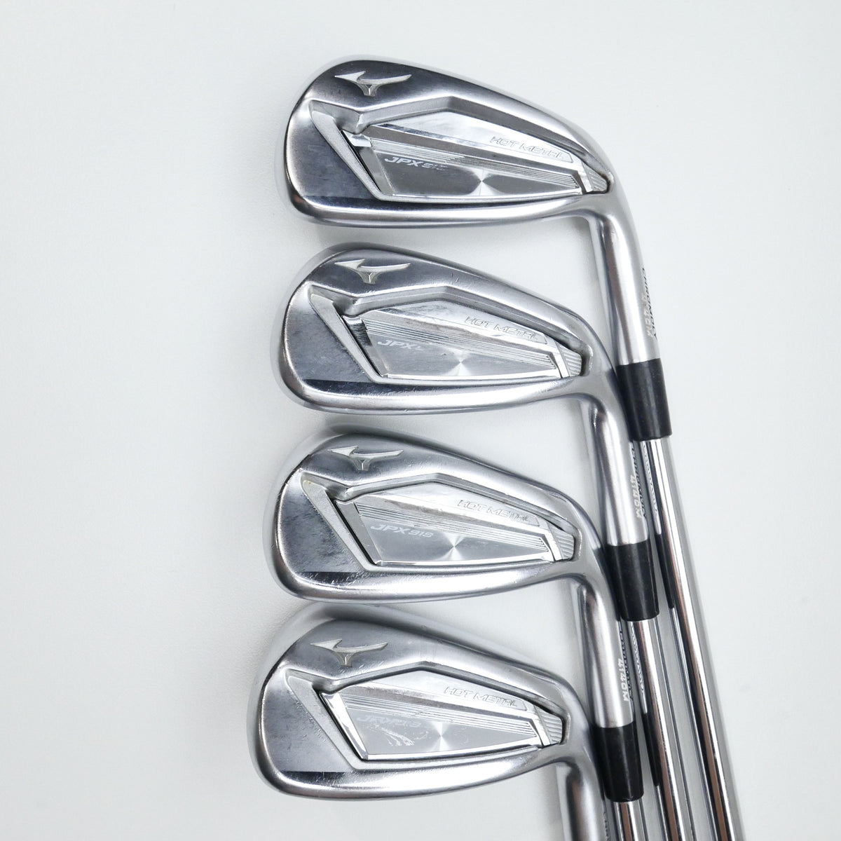 Used Mizuno JPX 919 Hot Metal Iron Set / 7 - PW / Regular Flex