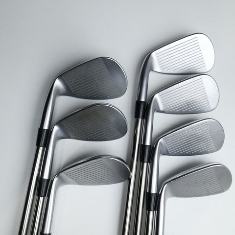 Used Mizuno JPX 919 Hot Metal Iron Set / 7 - SW + GW + LW / Soft Regular Flex