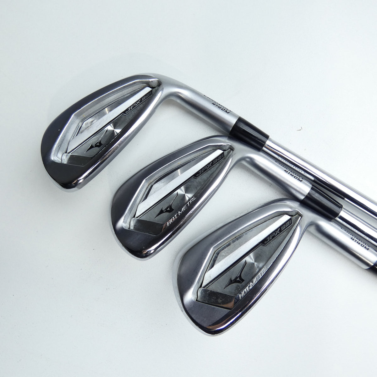 Used Mizuno JPX 921 Hot Metal Iron Set / 5 - PW / Stiff Flex
