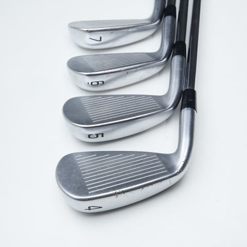 Used Mizuno JPX 921 Hot Metal Pro Iron Set / 4 - PW / Stiff Flex