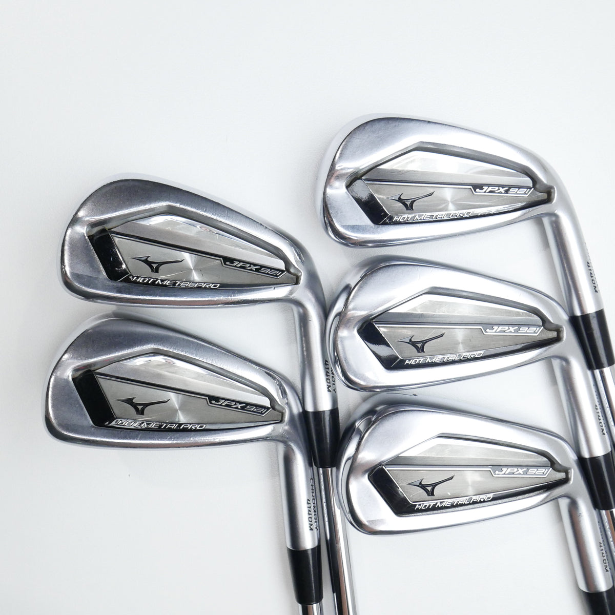 Used Mizuno JPX 921 Hot Metal Pro Iron Set / 5 - 9 IRON / Stiff Flex