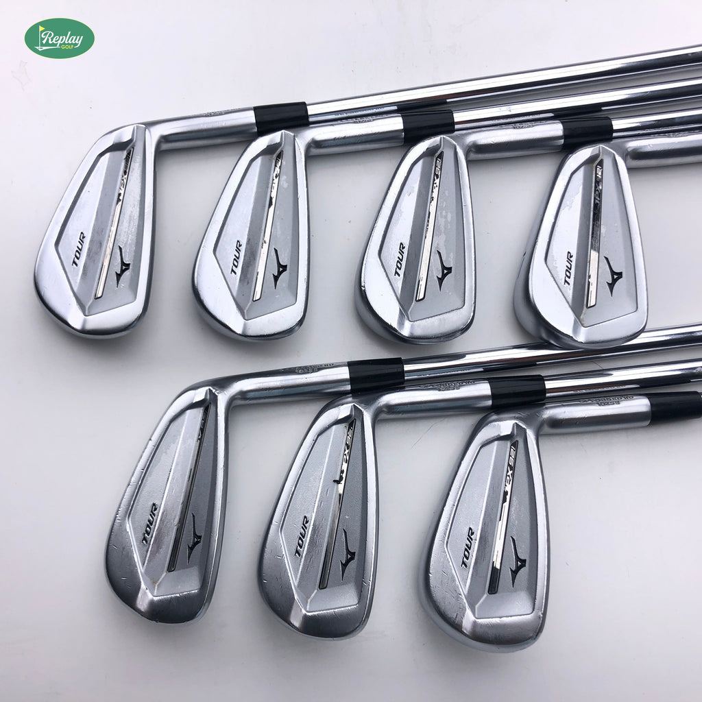 Used Mizuno JPX 921 Tour Iron Set / 4 - PW / KBS $-Taper 130 X-Stiff Flex