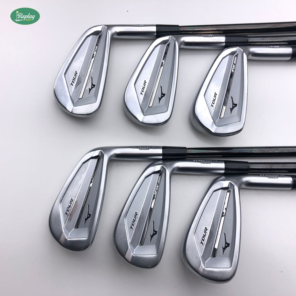 Used Mizuno JPX 921 Tour Iron Set / 5 - PW / KBS $-Taper Lite Regular Flex