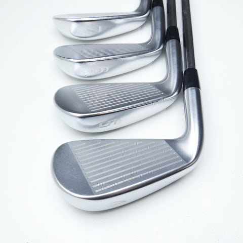 Used Mizuno JPX 923 Forged Iron Set / 4 - PW / Stiff Flex