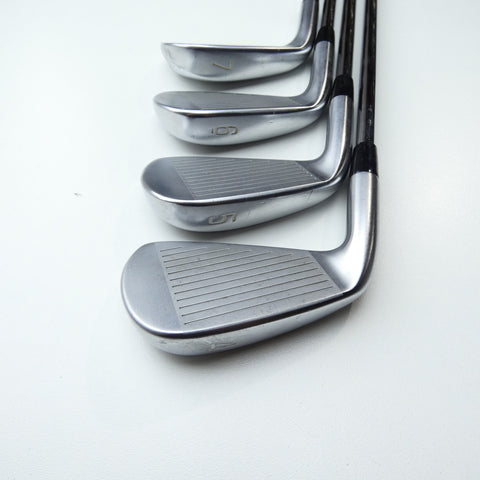 Used Mizuno JPX 923 Forged Iron Set / 4 - PW / Stiff Flex