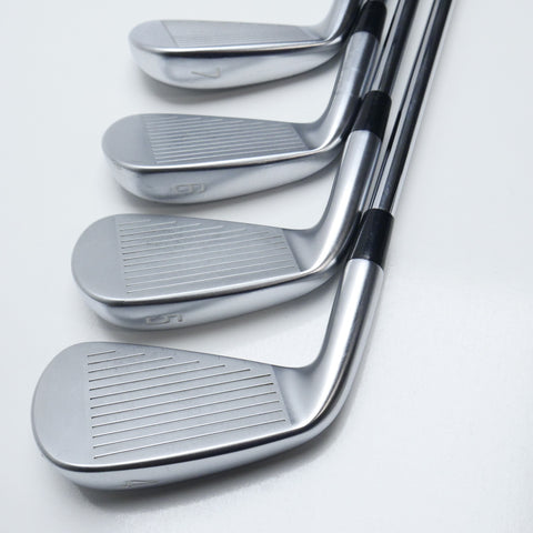 Used Mizuno JPX 923 Forged Iron Set / 4 - PW / Stiff Flex