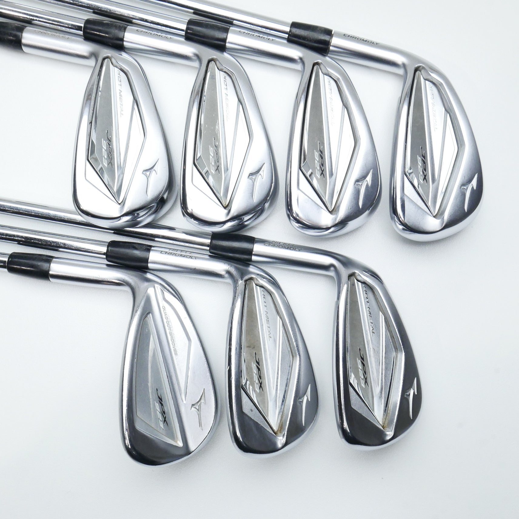 Used Mizuno JPX 923 Hot Metal Iron Set / 5 - PW + GW / Regular Flex / Left-Hand