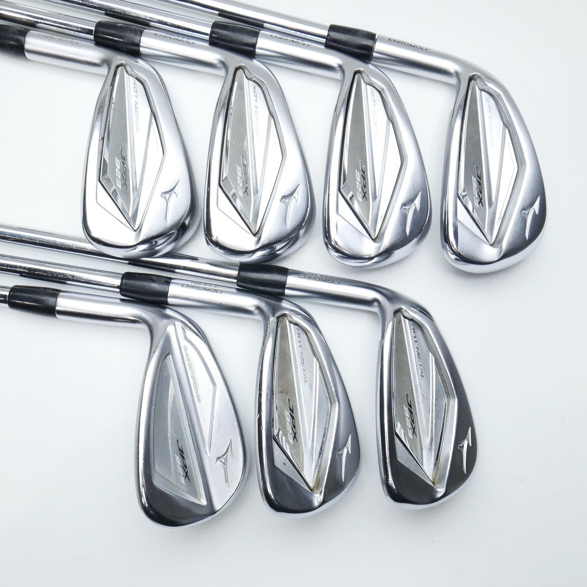 Used Mizuno JPX 923 Hot Metal Iron Set / 5 - PW + GW / Regular Flex / Left-Hand
