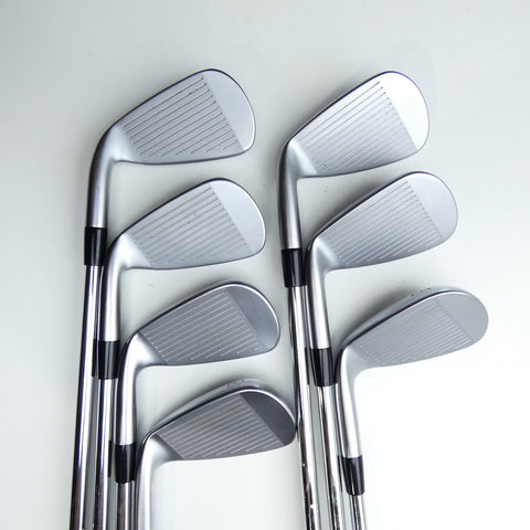 Used Mizuno JPX 923 Hot Metal Iron Set / 5 - PW + GW / Stiff Flex