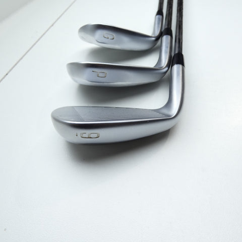 Used Mizuno JPX 923 Hot Metal Iron Set / 5 - PW + GW / Stiff Flex