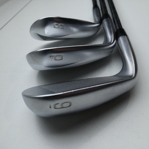 Used Mizuno JPX 923 Hot Metal Iron Set / 5 - SW / Soft Regular Flex