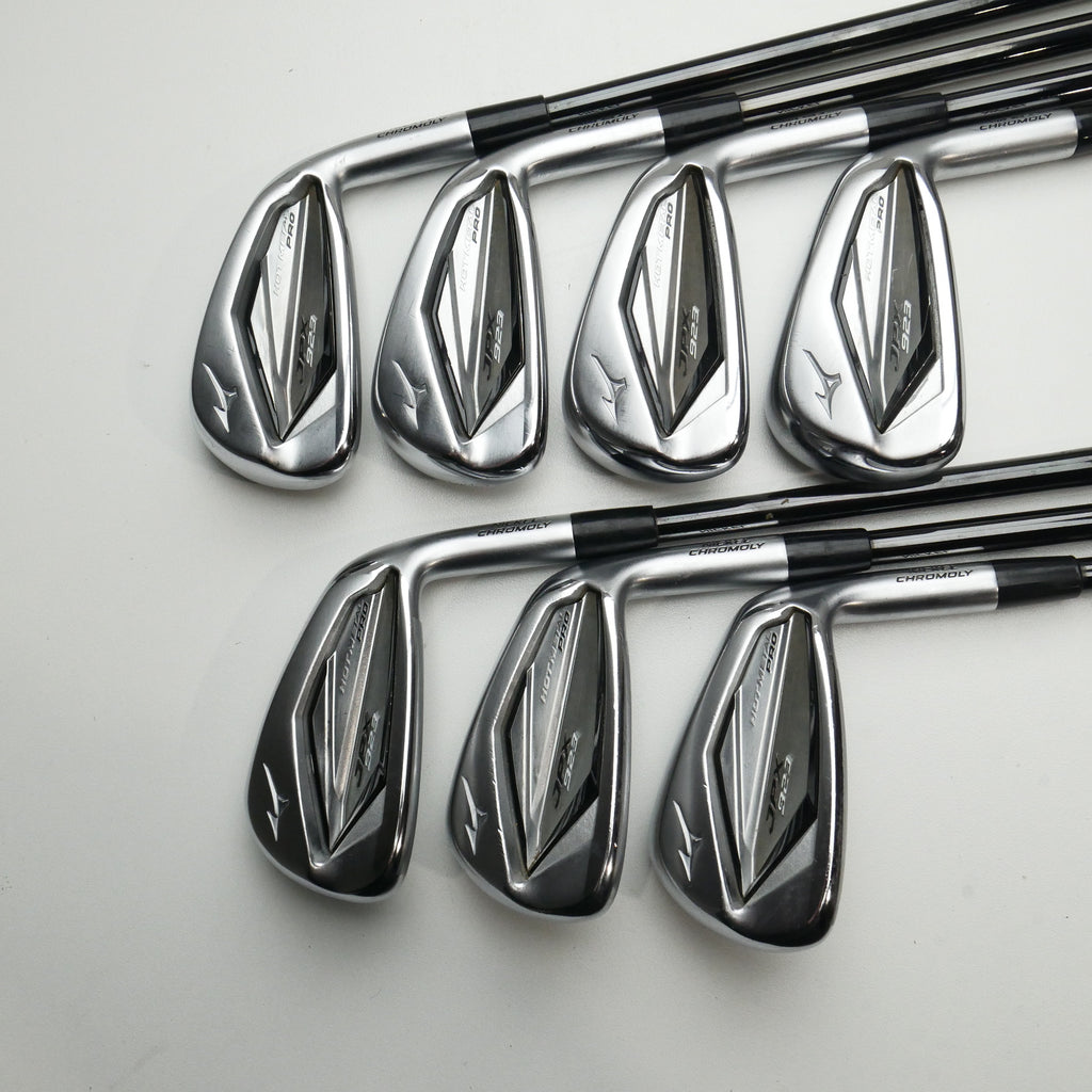 Used Mizuno JPX 923 Hot Metal Pro Iron Set / 4 - PW / Stiff Flex