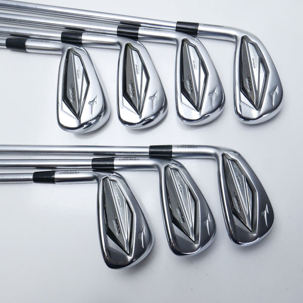 Used Mizuno JPX 923 Hot Metal Pro Iron Set / 4 - PW / X-Stiff Flex / Left-Handed