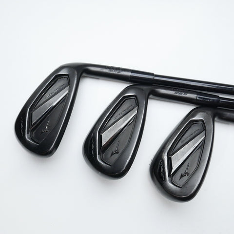 Used Mizuno JPX 925 Hot Metal Black Iron Set / 6 - PW + GW / Stiff Flex
