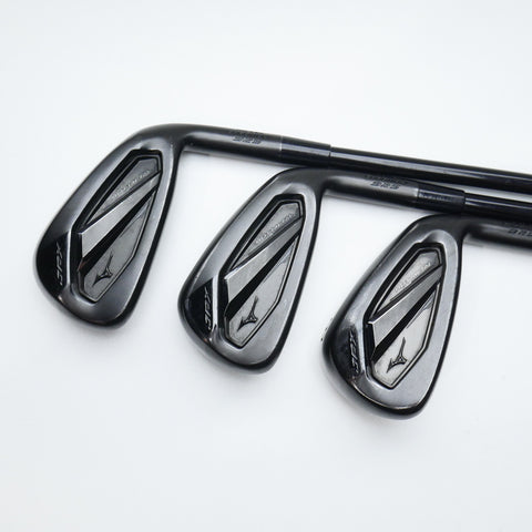 Used Mizuno JPX 925 Hot Metal Black Iron Set / 6 - PW + GW / Stiff Flex