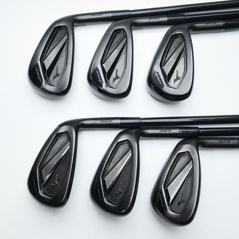 Used Mizuno JPX 925 Hot Metal Black Iron Set / 6 - PW + GW / Stiff Flex