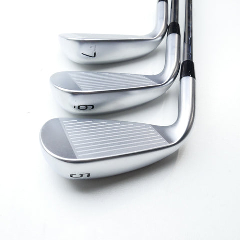 Used Mizuno JPX 925 Hot Metal HL Iron Set / 5 - PW / Stiff Flex