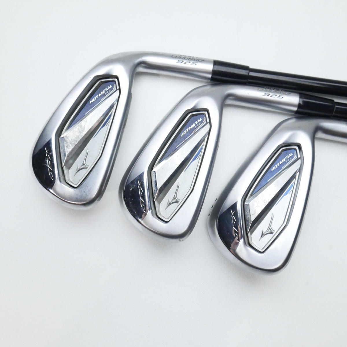 Used Mizuno JPX 925 Hot Metal HL Iron Set / 6 - PW + GW / Regular Flex