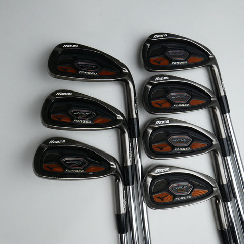 Used Mizuno JPX EZ Forged 2013 Iron Set / 4 - PW / Stiff Flex