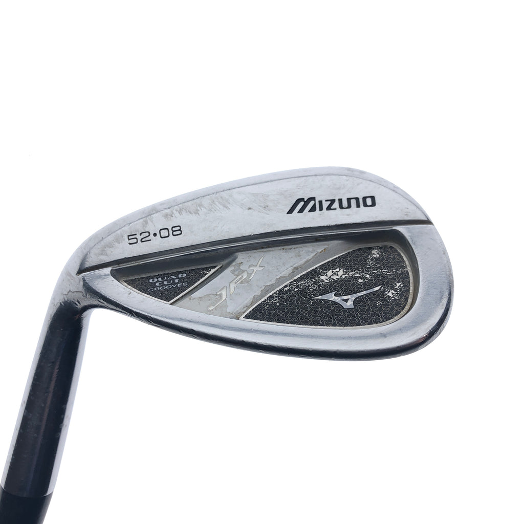 Used Mizuno JPX Satin Chrome Gap Wedge / 52 Degrees / Regular Flex / Left-Handed