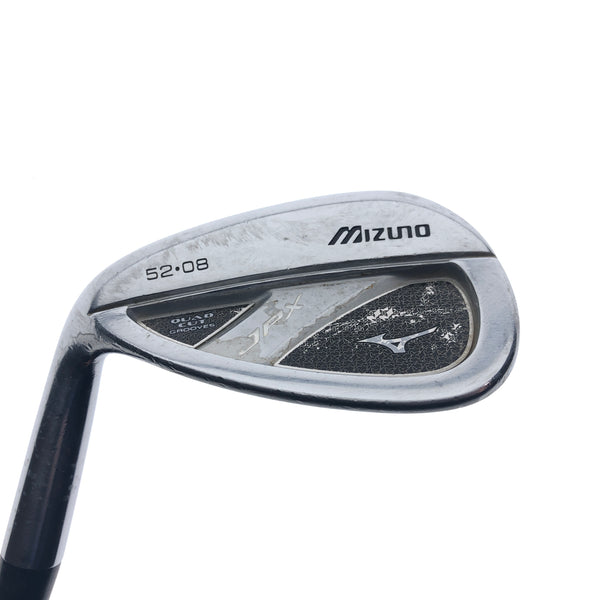 Used Mizuno JPX Satin Chrome Gap Wedge / 52 Degrees / Regular Flex / Left-Handed
