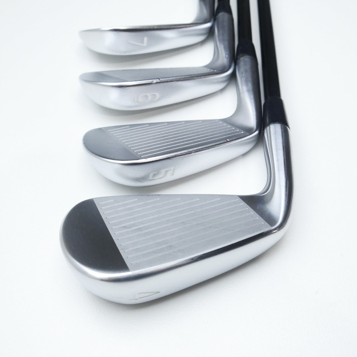 Used Mizuno M-13 & S-1 Combo Iron Set / 4 - PW / Stiff Flex