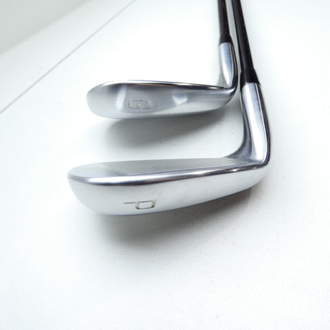 Used Mizuno M-15 Iron Set / 7 - PW + GW / Stiff Flex