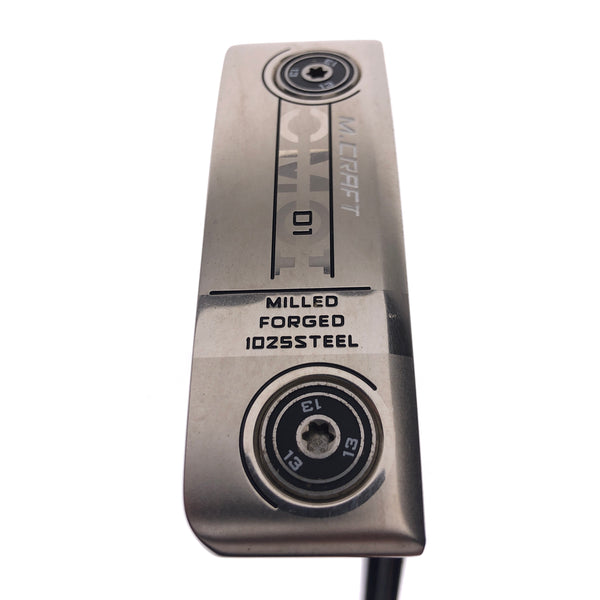 Used Mizuno M-Craft OMOI 01 Nickel Putter / 35.0 Inches