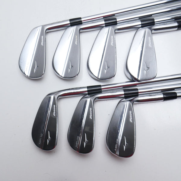 Used Mizuno MP-18 Iron Set / 4 - PW / X-Stiff Flex