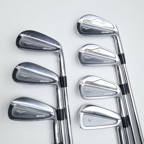 Used Mizuno MP-18 SC Iron Set / 4 - PW / Stiff Flex